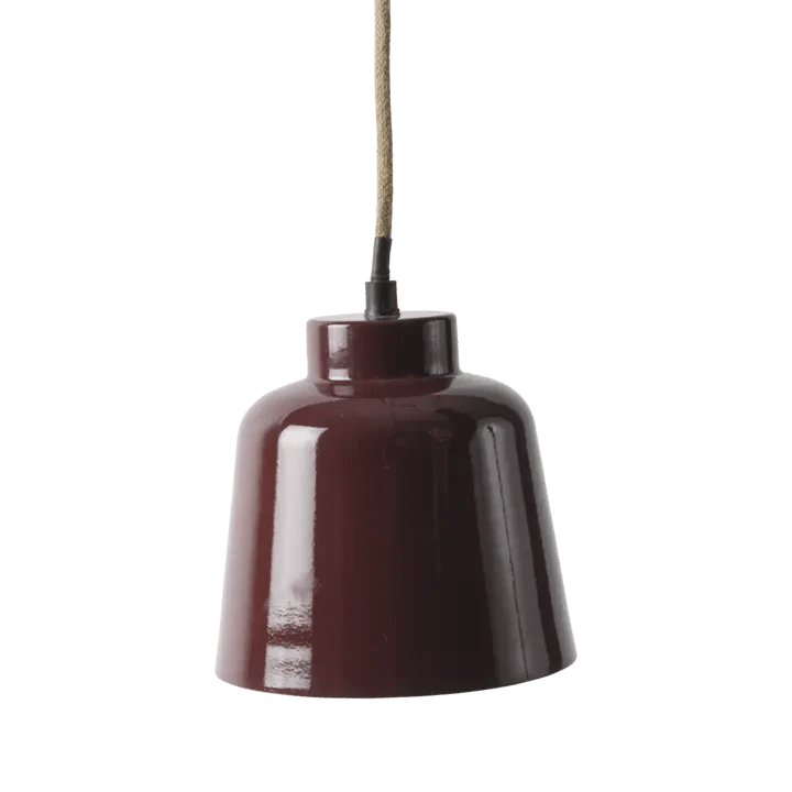 Lot de 3 Suspensions Rétro en métal Ø 16 cm - Éclairage cantine chic & comptoir (Vert ou Bordeaux)