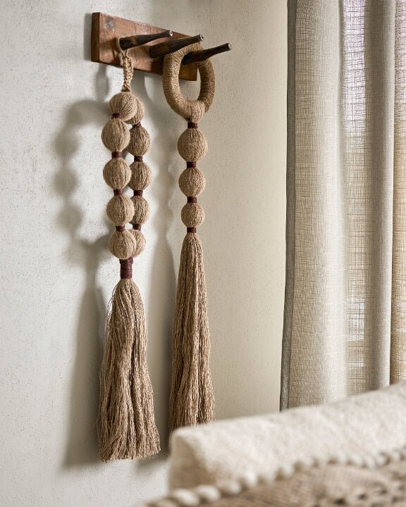 Ornement mural textile MAYA - Tissage artisanal - Koddel.com