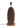 Lampe de table organique forme feuille et abat-jour chocolat - Koddel.com