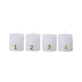Pins chiffre en métal pour bougie - Décoration de Noel - Koddel.com