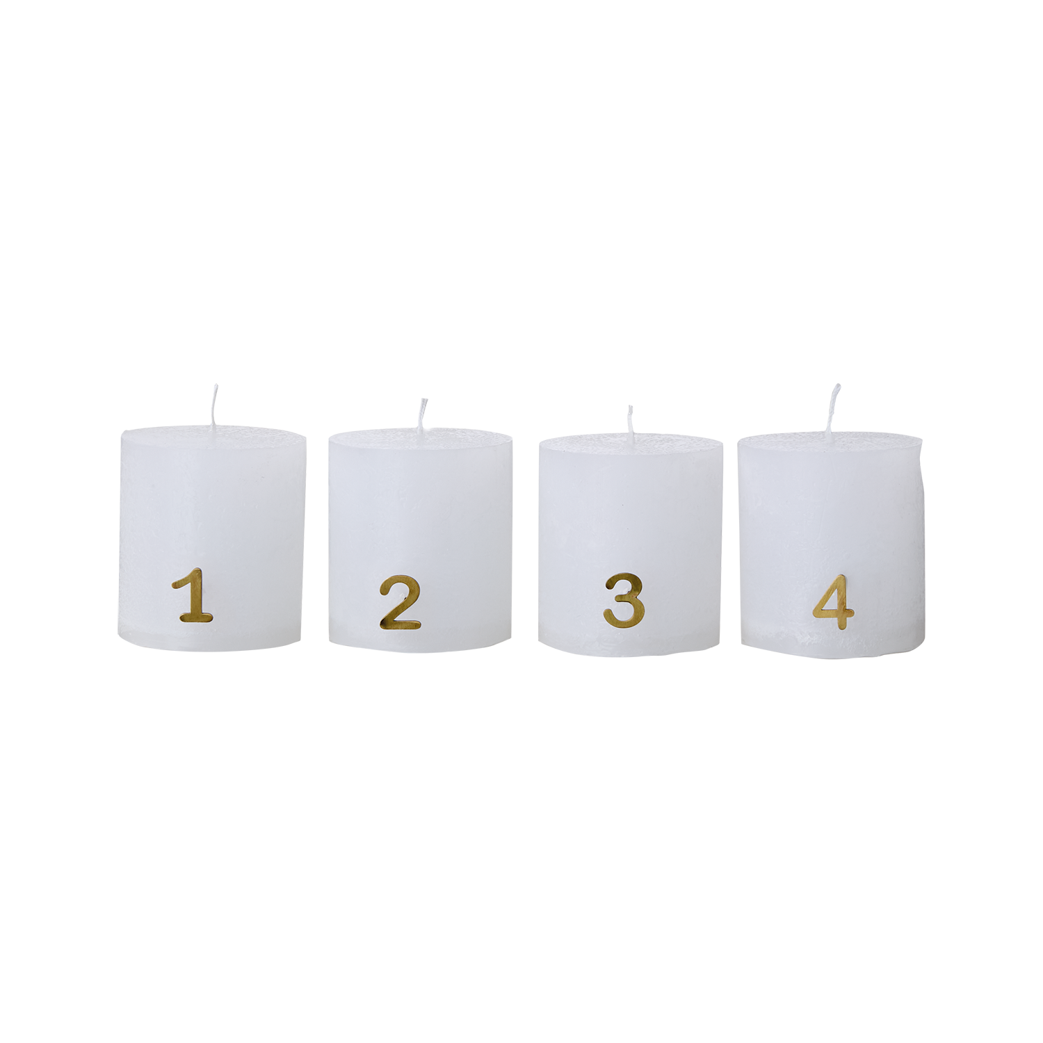 Pins chiffre en métal pour bougie - Décoration de Noel