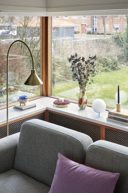 Lampadaire en laiton  PIPE