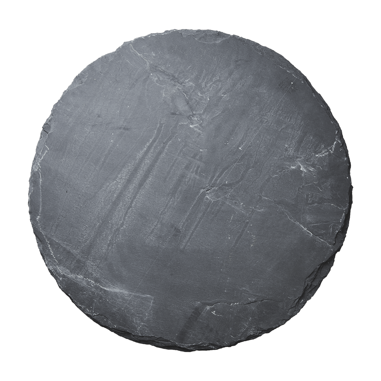 Grand plateau rond ardoise naturelle – Ø65 cm - Koddel.com