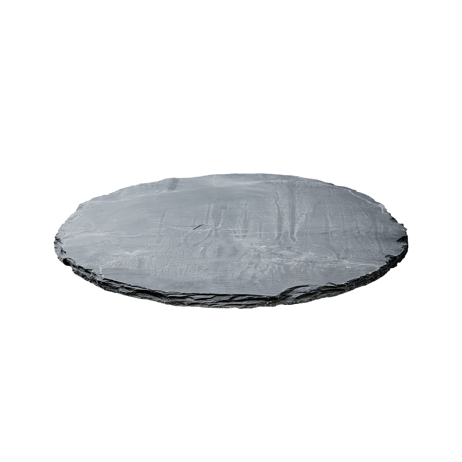 Grand plateau rond ardoise naturelle – Ø65 cm - Koddel.com