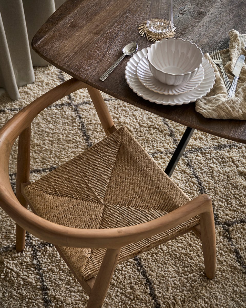 Chaise en teck et corde RIVA - Koddel.com