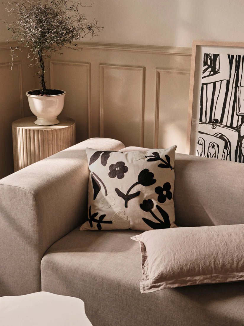 Rosita – Housse de Coussin en Coton Tissé, Certifiée OEKO - TEX® - Koddel.com