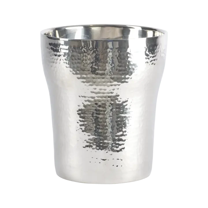 SUPREM - Seau à champagne classique en inox argenté - Modèle silhouette