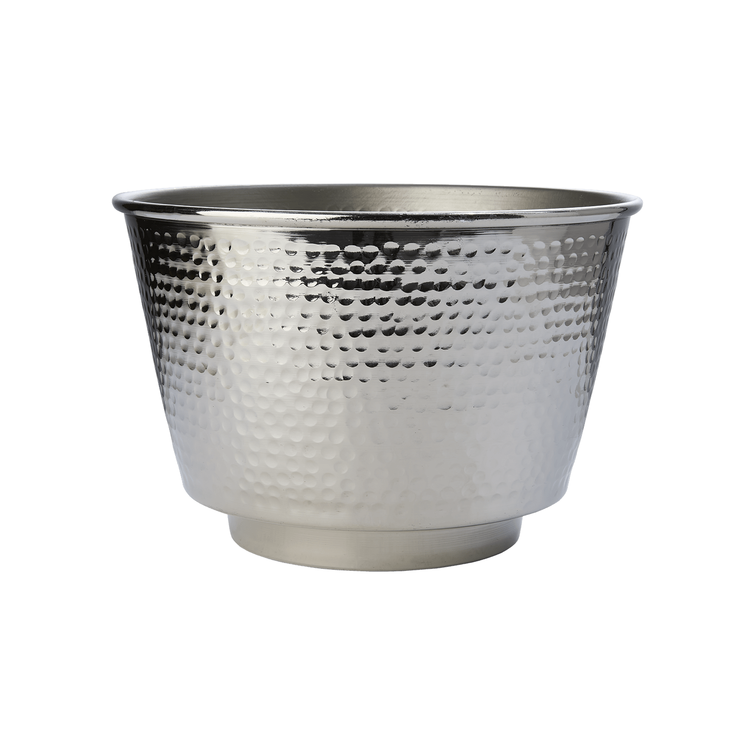 Seau à champagne en aluminium martelé – Finition argentée - Koddel.com