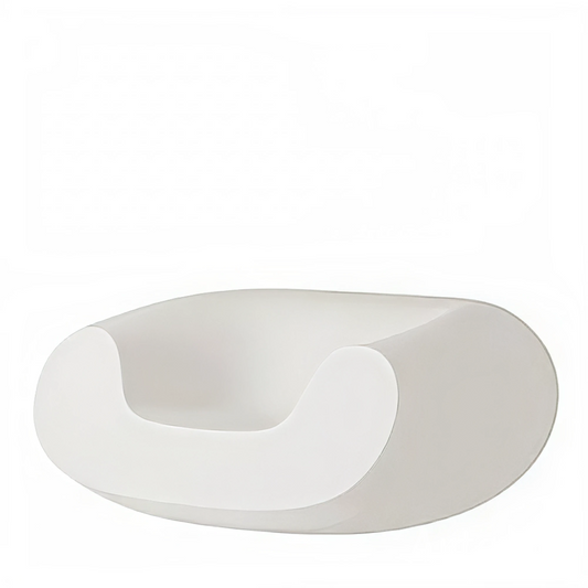 Sculptural outdoor armchair – Chubby white – 2020 Edition