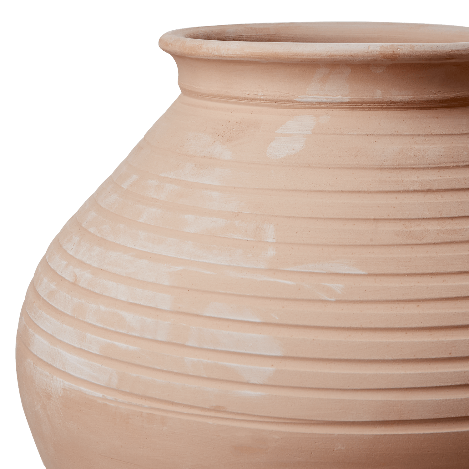 Urne arrondie en terre cuite SABAH - Koddel.com