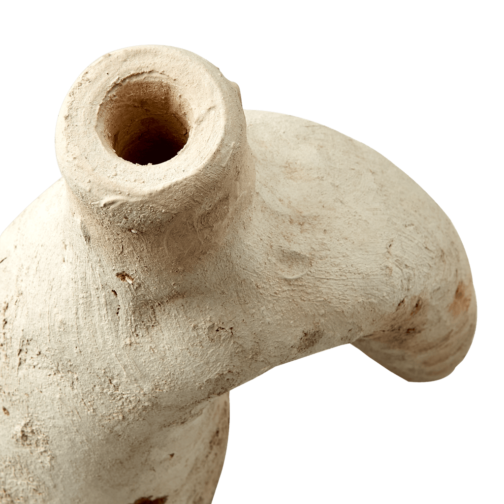 Urne en terre cuite – Pièce sculpturale artisanale - Jade - Koddel.com